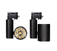 Светильник Arlight LGD-SHOP-4TR-R100-40W Warm3000 (BK, 24 deg) IP20 Металл 026284