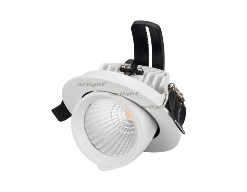 Светильник Arlight LTD-EXPLORER-R100-12W White6000 (WH, 38 deg) IP20 Металл 024028