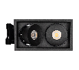Светильник Arlight CL-SIMPLE-S148x80-2x9W Warm3000 (BK, 45 deg) IP20 Металл 028151