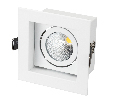 Светильник Arlight CL-KARDAN-S102x102-9W Warm (WH, 38 deg) IP20 Металл 024137