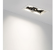 Светильник Arlight CL-KARDAN-S180x102-2x9W Warm (WH-BK, 38 deg) IP20 Металл 024130