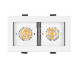 Светильник Arlight CL-KARDAN-S180x102-2x9W Day (WH, 38 deg) IP20 Металл 024138