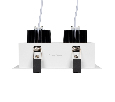 Светильник Arlight CL-KARDAN-S180x102-2x9W White (WH, 38 deg) IP20 Металл 024128