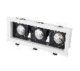 Светильник Arlight CL-KARDAN-S260x102-3x9W White (WH-BK, 38 deg) IP20 Металл 024134