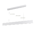 Светильник Arlight SP-BLADE-S1000x80-30W Day4000 (WH, 110 deg) IP20 Металл 027599