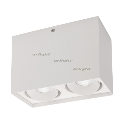 Светильник Arlight SP-CUBUS-S100x200WH-2x11W Warm White 40deg IP20 Металл 023084