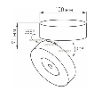 Светильник Arlight SP-MONA-SURFACE-R100-12W Warm3000 (BK, 24 deg) IP40 Металл 025443