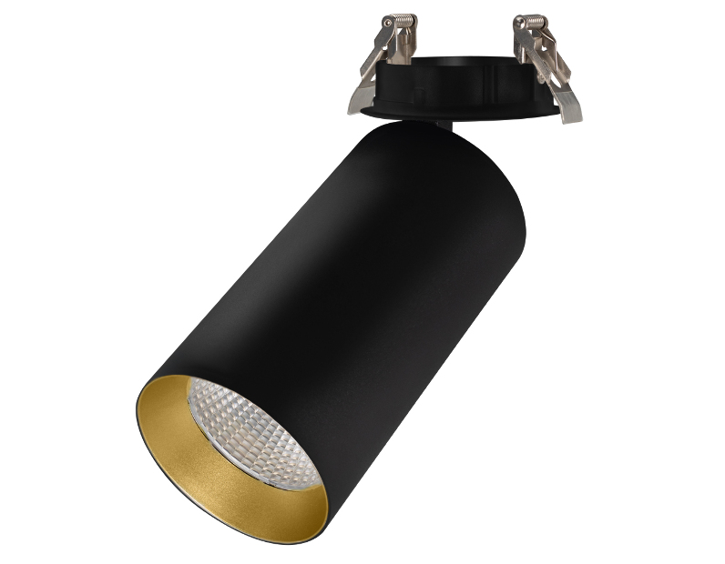 Светильник Arlight SP-POLO-BUILT-R95-25W Warm3000 (BK-GD, 40 deg) IP20 Металл 027344