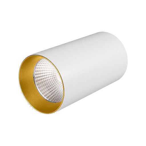 Светильник Arlight SP-POLO-R85-1-15W Warm White 40deg (White, Gold Ring) IP20 Металл 022942