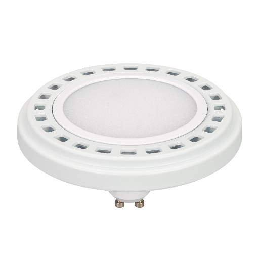 Лампа Arlight AR111-UNIT-GU10-15W-DIM Warm3000 (WH, 120 deg, 230V) Металл 026890
