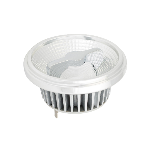 Лампа Arlight AR111-FORT-G53-12W-DIM Warm3000 (Reflector, 24 deg, драйвер 350mA) Металл 026885