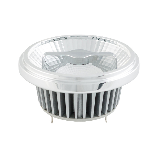 Лампа Arlight AR111-FORT-G53-15W-DIM Warm3000 (Reflector, 24 deg, драйвер 350mA) Металл 026883