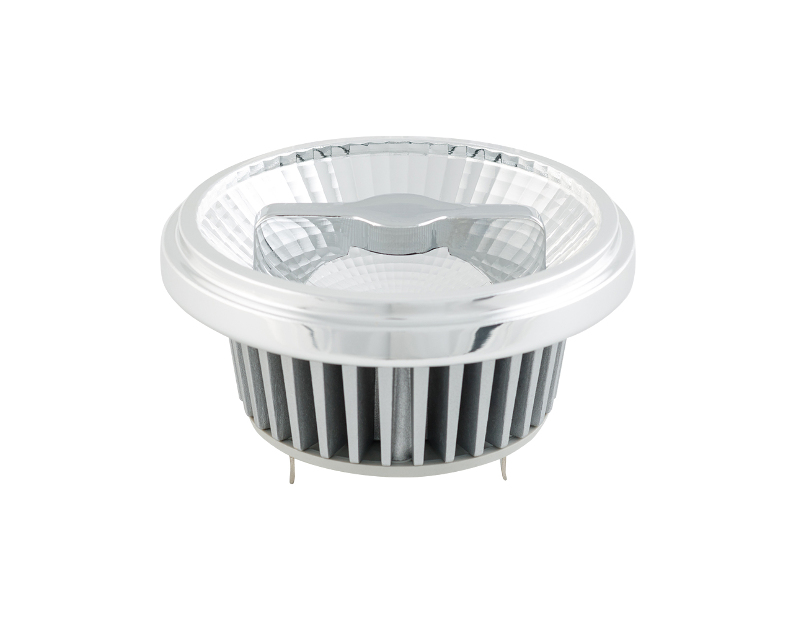 Лампа Arlight AR111-FORT-G53-15W-DIM Warm3000 (Reflector, 24 deg, драйвер 350mA) Металл 026883