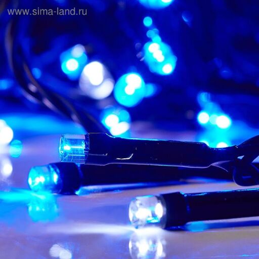 Гирлянда Клип-лайт (Спайдер) 600 LED, 24V, 3x20 м, мерцание, цв. Синий 1586047