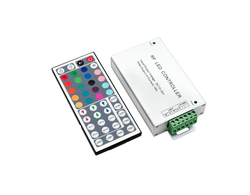 Контроллер SWG , 12-24V, радио с пультом 44 кн. RF-RGB-44-18A