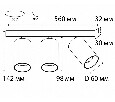 Светильник накладной ITALLINE  GU10 3x9W DANNY E3 black