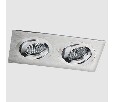 Светильник встраиваемый ITALLINE SAG 203-4 silver/silver