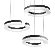Люстра подвесная Lightstar Unitario  34,5W 3000K матовый черный 763337