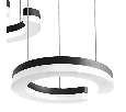 Люстра подвесная Lightstar Unitario  34,5W 3000K матовый черный 763337