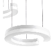 Люстра подвесная Lightstar Unitario  34,5W 3000K матовый белый 763336