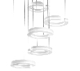 Люстра подвесная Lightstar Unitario  46W 3000K матовый белый 763436