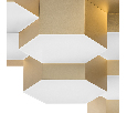 Люстра потолочная Lightstar FAVO  60W 4000K Satin Gold 750123