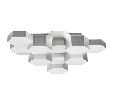 Люстра потолочная Lightstar FAVO  60W 4000K Silver 750124