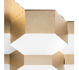 Люстра потолочная Lightstar FAVO  80W 3000K Satin Gold 750161