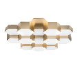Люстра потолочная Lightstar FAVO  80W 4000K Satin Gold 750163