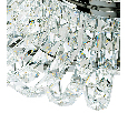 Люстра потолочная Lightstar ONDA  7х40W G9 Хром 741074