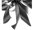 Люстра потолочная Lightstar TURBIO  6х40W G9 MATT BLACK 754167