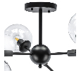 Люстра потолочная Lightstar BETA  6x40W E27 Черный 785067