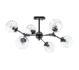 Люстра потолочная Lightstar BETA  6x40W E27 Черный 785067