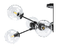 Люстра потолочная Lightstar BETA  8x40W E27 Черный 785087