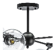 Люстра потолочная Lightstar BETA  8x40W E27 Черный 785087