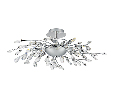 Люстра потолочная Lightstar ISABELLE  8х40W G9 Хром 791184