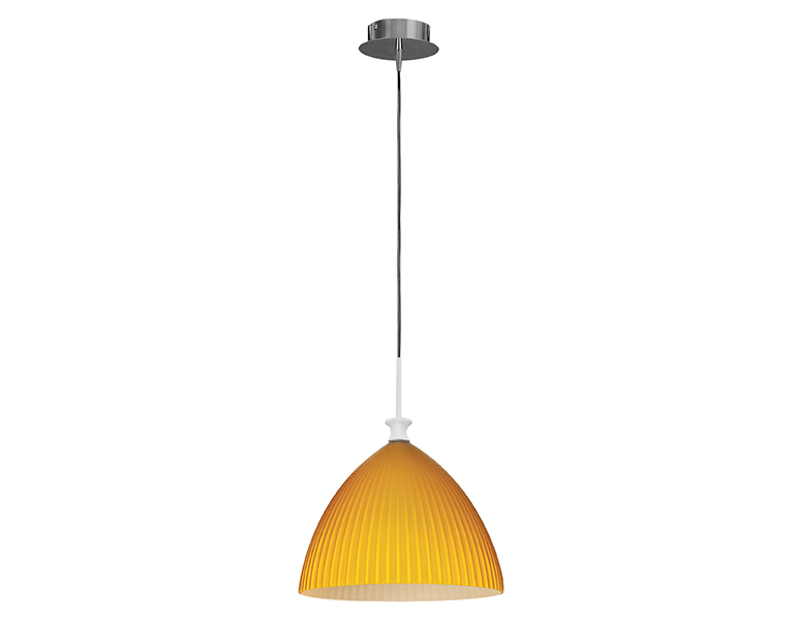 Светильник подвесной Lightstar AGOLA  1х40W E14 Янтарный 810033