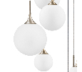 Люстра подвесная Lightstar GLOBO  9х40W E14 Шампань/белый 813093
