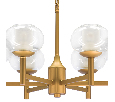 Люстра подвесная Lightstar FIAMMA  6х40W E27 Золото 730063