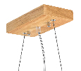 Люстра подвесная Lightstar NUBI LEGNO  3х40W E27 802135