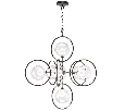 Люстра подвесная Lightstar ALFA  7х40W G9 Черный 745077