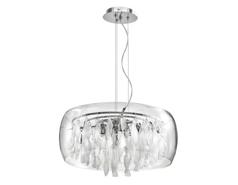 Люстра подвесная Lightstar ACQUARIO  8х40W G9 Хром 752084