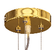 Люстра подвесная Lightstar DIAFANO  8х40W G9 Золото 758082