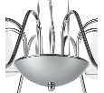 Люстра подвесная Lightstar DIAFANO  8х40W G9 Хром 758084