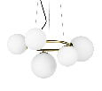 Люстра подвесная Lightstar GLOBO  5х40W G9 Латунь 815051