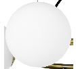 Люстра подвесная Lightstar GLOBO  5х40W G9 Латунь 815051