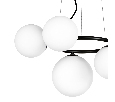 Люстра подвесная Lightstar GLOBO  5х40W G9 Черный 815057