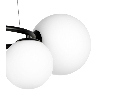 Люстра подвесная Lightstar GLOBO  5х40W G9 Черный 815057
