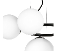 Люстра подвесная Lightstar GLOBO  5х40W G9 Черный 815057