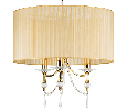 Люстра подвесная Lightstar PARALUME  3x40W E14 Золото 725033